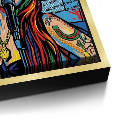 Amy Winehouse Pop Art  - Canvas