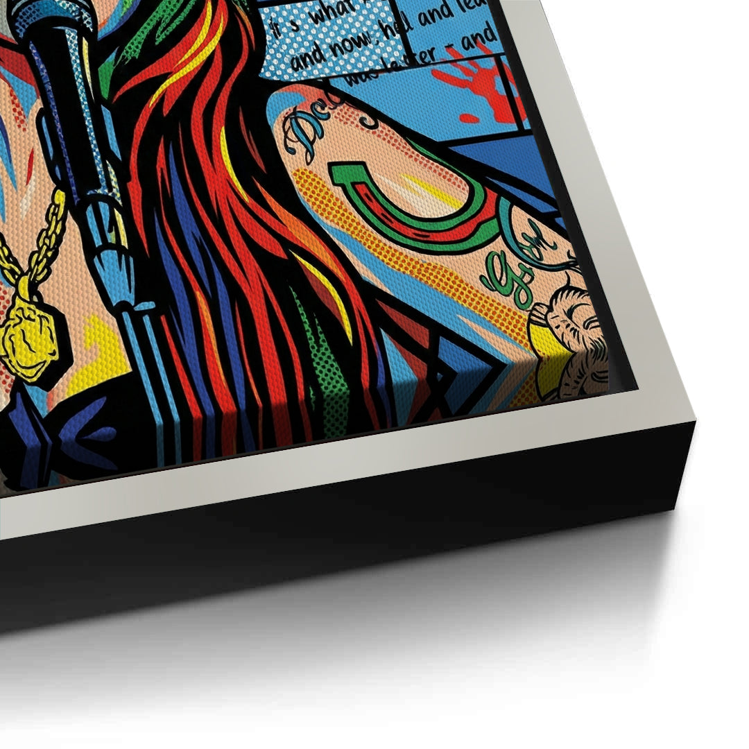 2Amy Winehouse Pop Art  - Canvas