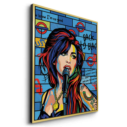 Amy Winehouse Pop Art  - Canvas