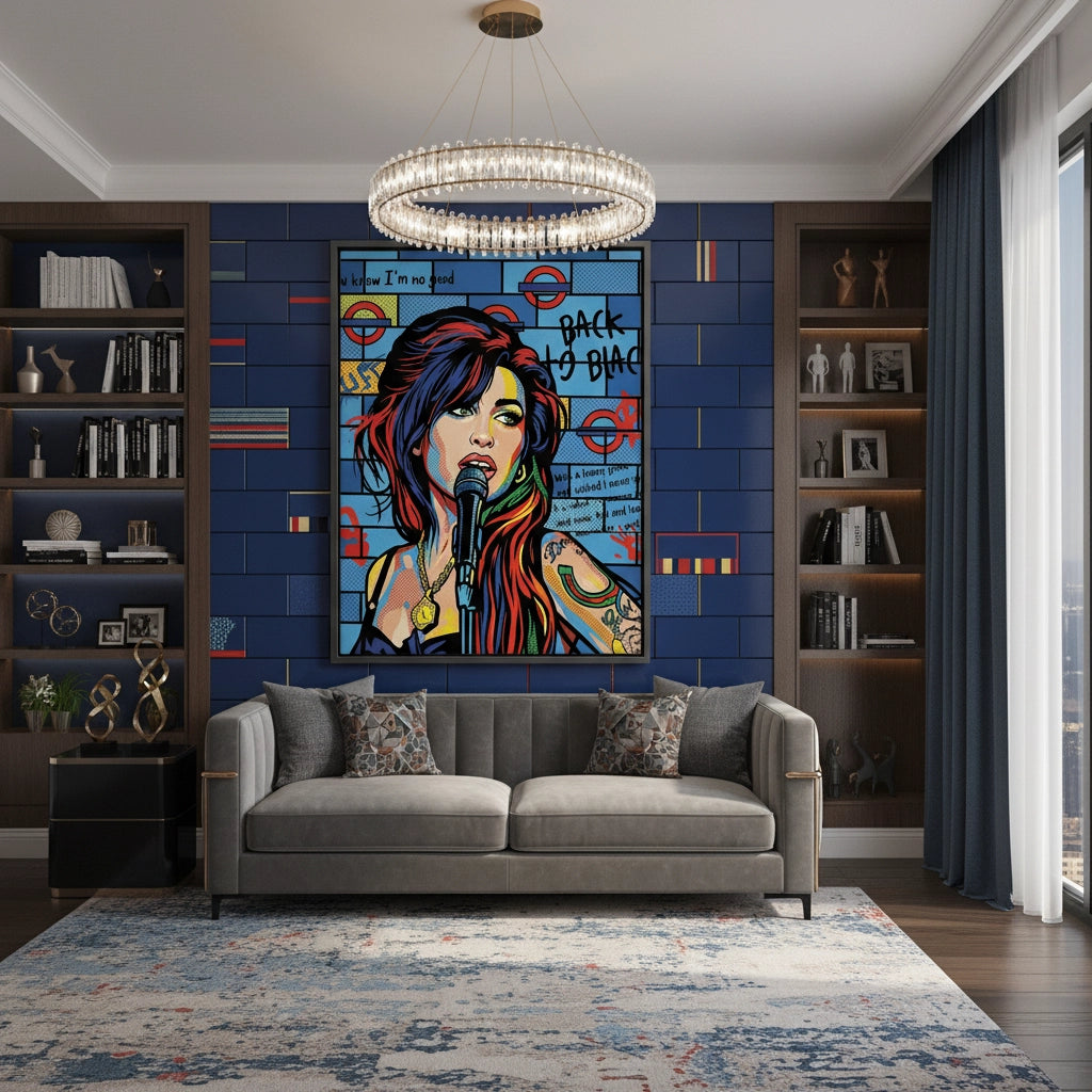 2Amy Winehouse Pop Art  - Canvas