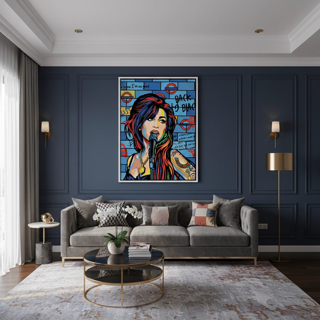 2Amy Winehouse Pop Art  - Canvas