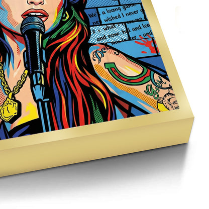 Amy Winehouse Pop Art - Fine Art