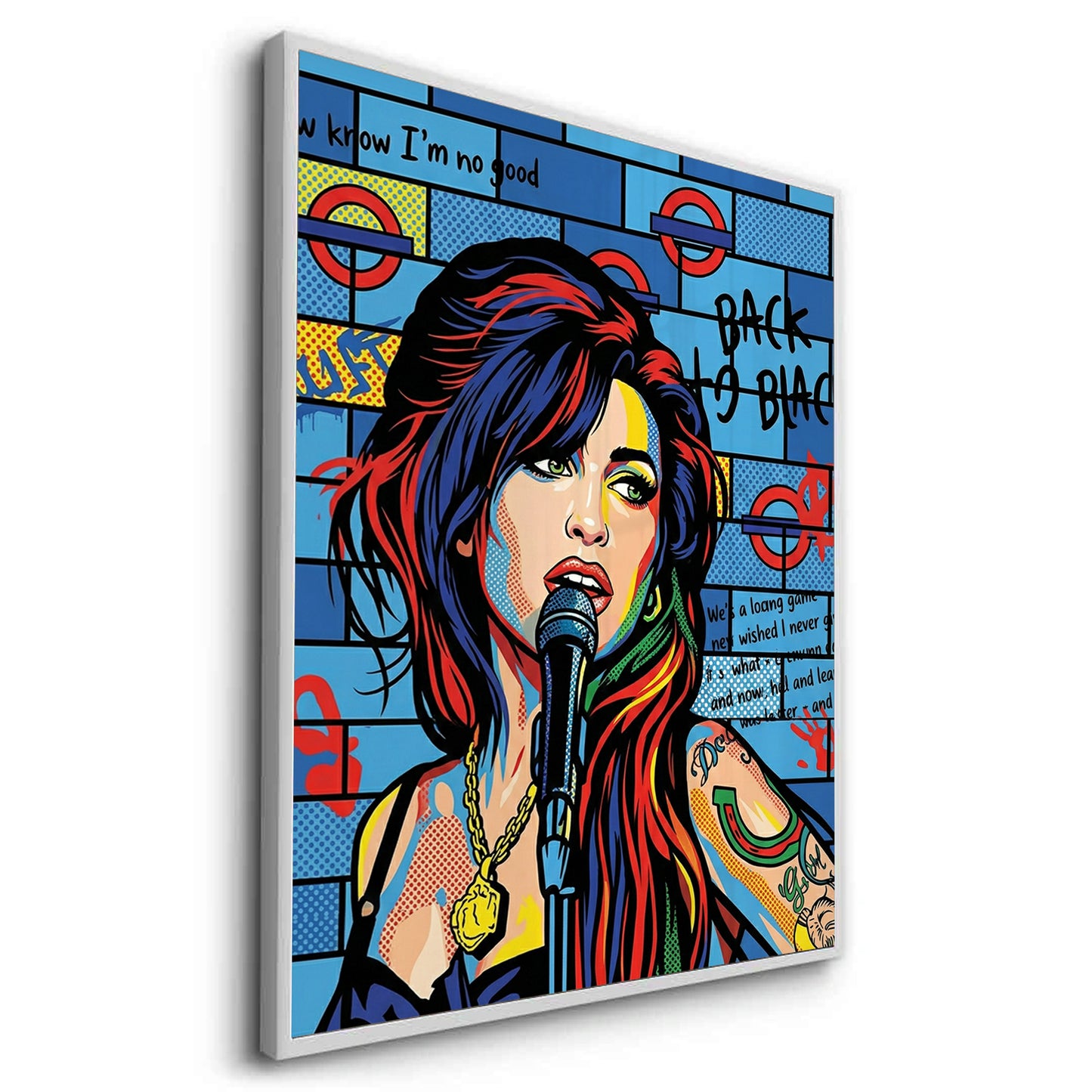 2Amy Winehouse Pop Art - Fine Art