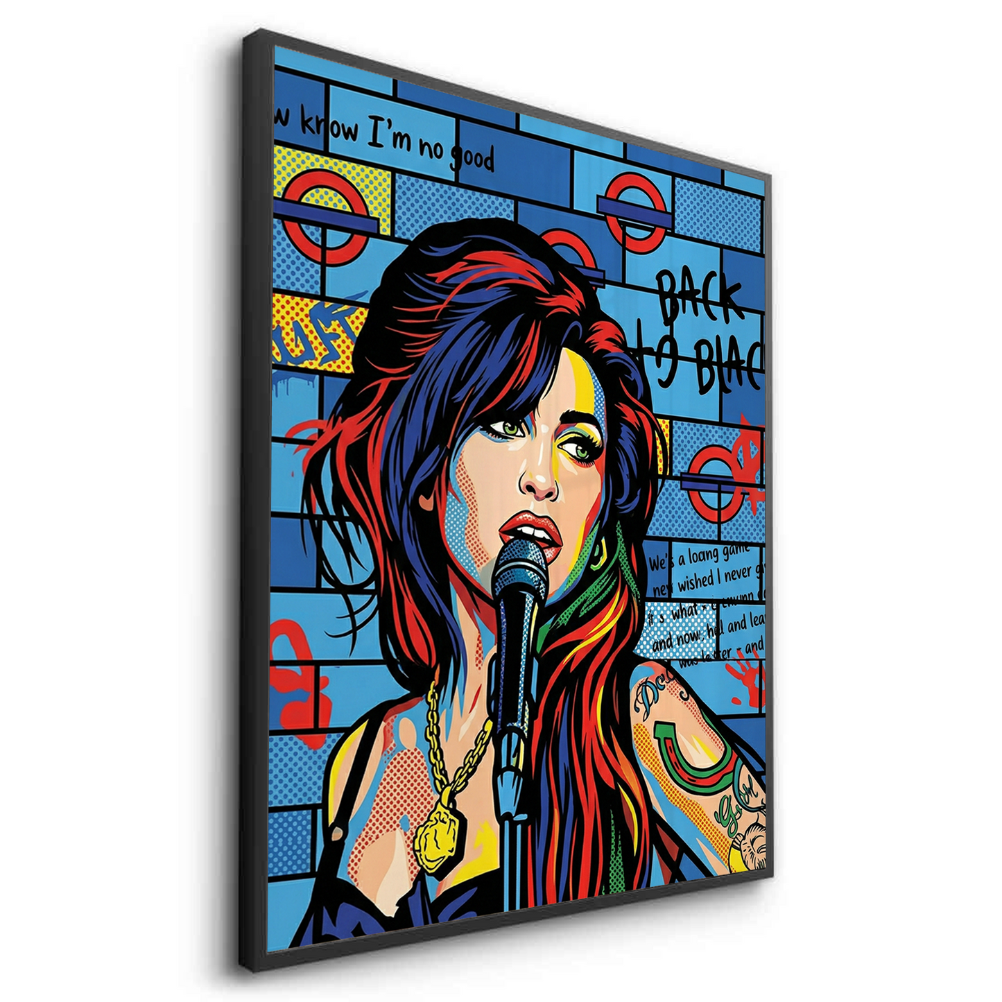 2Amy Winehouse Pop Art - Fine Art