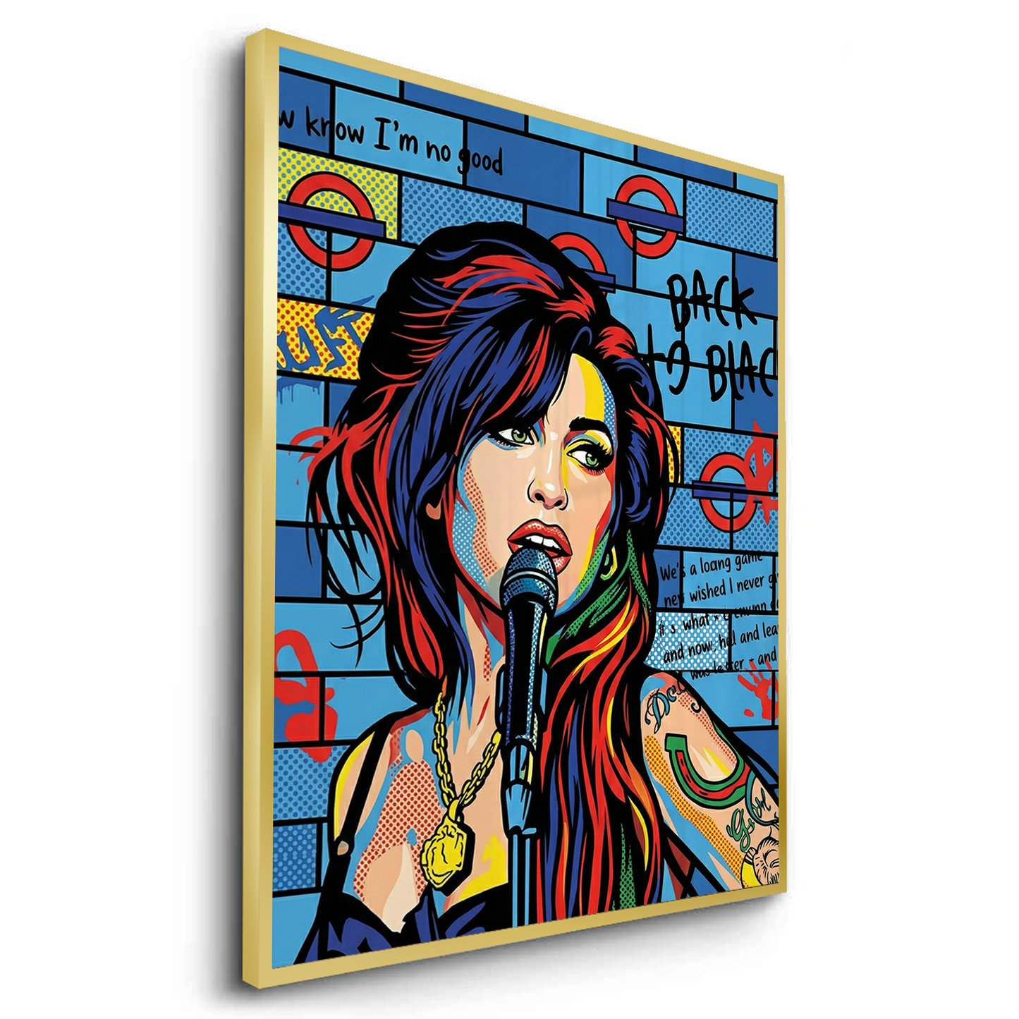 2Amy Winehouse Pop Art - Fine Art