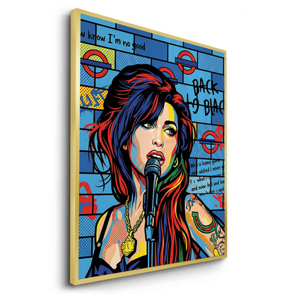 Amy Winehouse Pop Art - Fine Art
