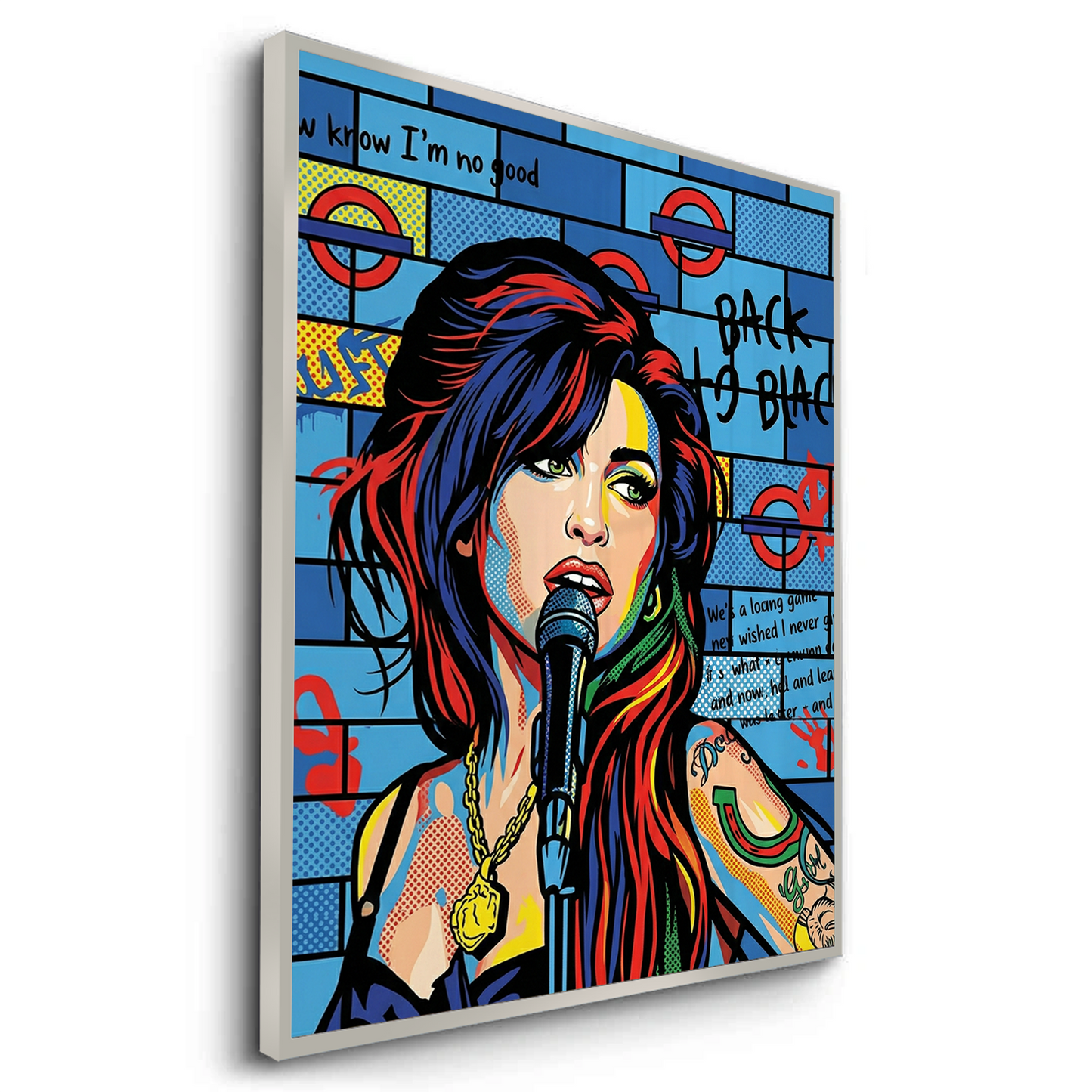 2Amy Winehouse Pop Art - Fine Art