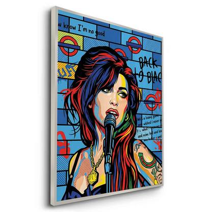 Amy Winehouse Pop Art - Fine Art