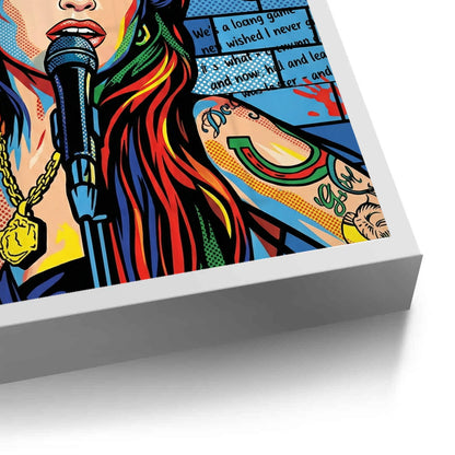 Amy Winehouse Pop Art - Fine Art