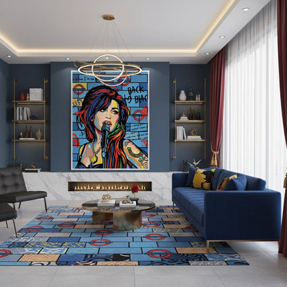 Amy Winehouse Pop Art - Fine Art