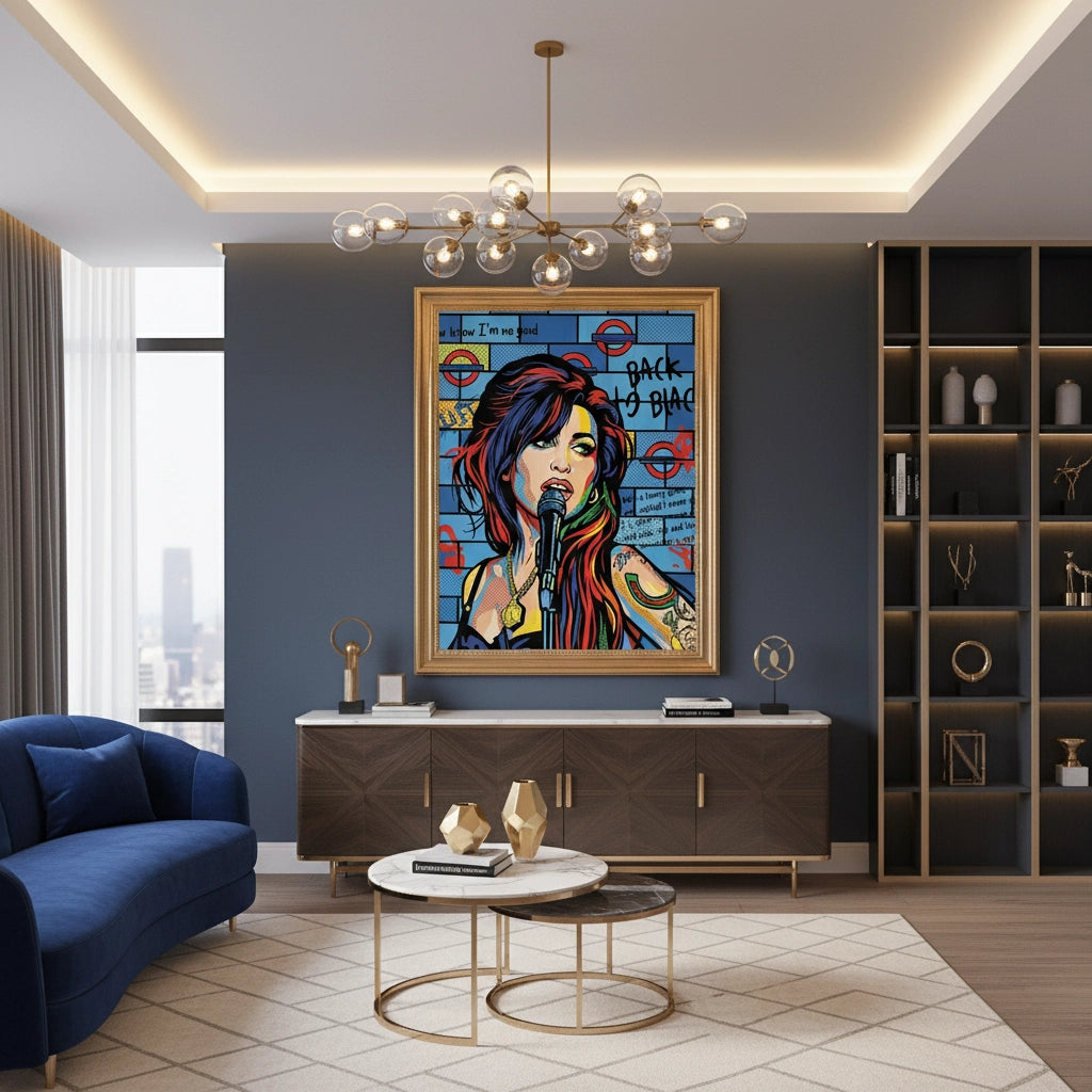 2Amy Winehouse Pop Art - Fine Art
