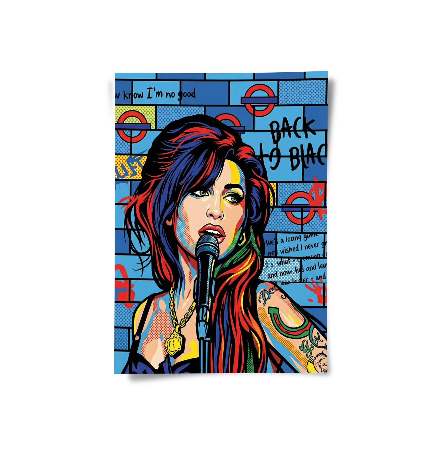 2Amy Winehouse Pop Art - Poster