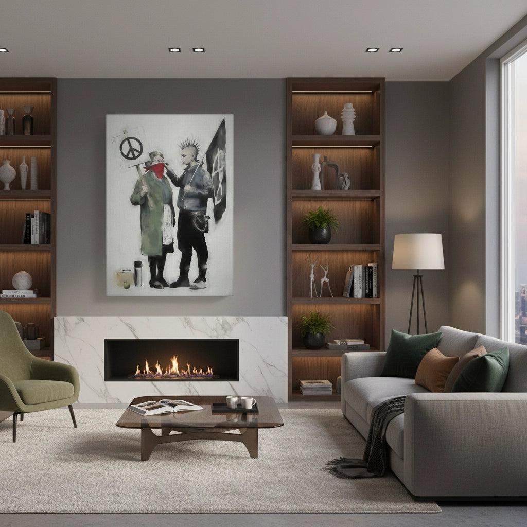 Anarchy and Peace - Canvas