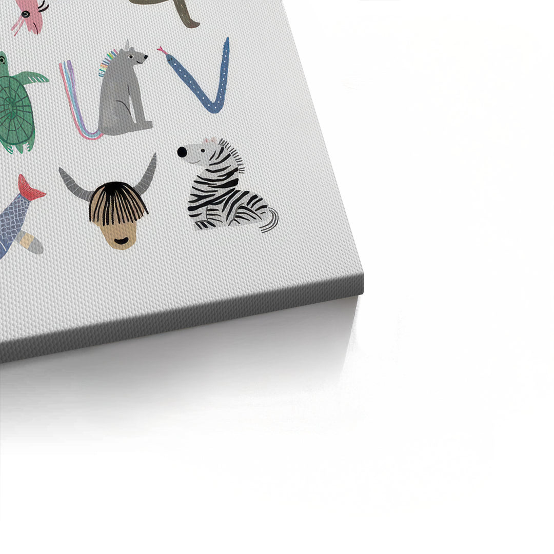 2Animal Alphabet - Canvas