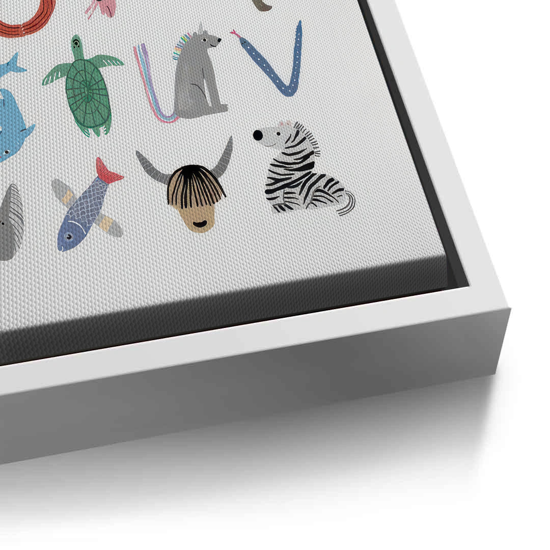 2Animal Alphabet - Canvas