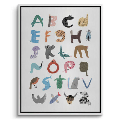 Animal Alphabet - Canvas