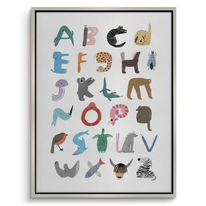 Animal Alphabet - Canvas