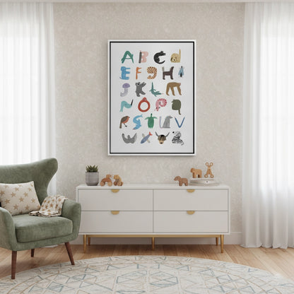 Animal Alphabet - Canvas