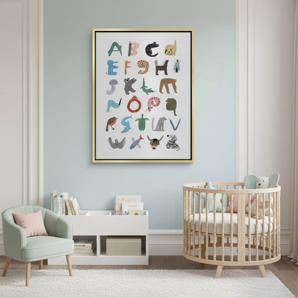 2Animal Alphabet - Canvas