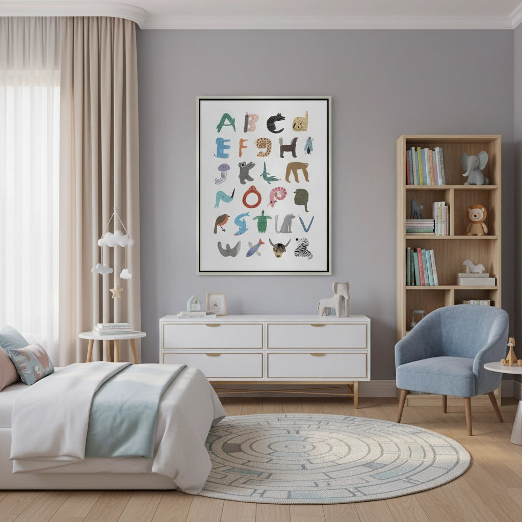 2Animal Alphabet - Canvas