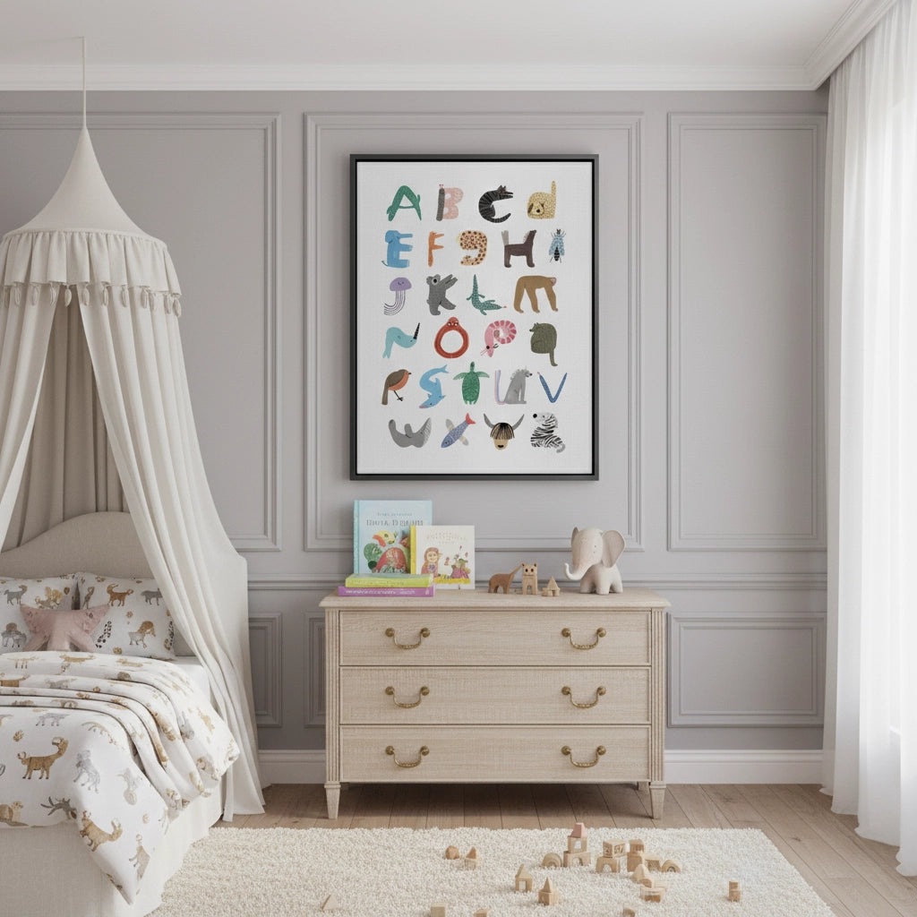 2Animal Alphabet - Canvas