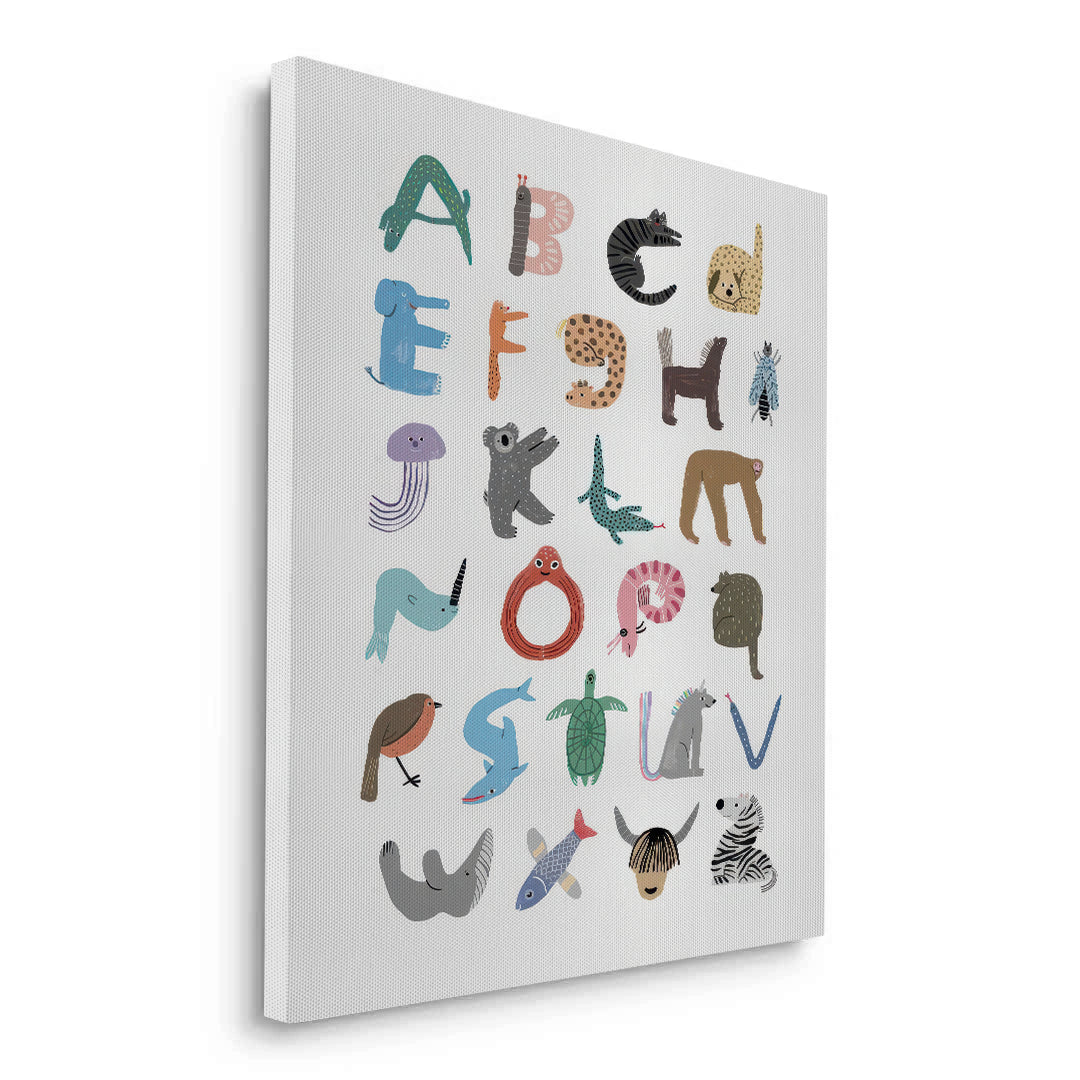 2Animal Alphabet - Canvas