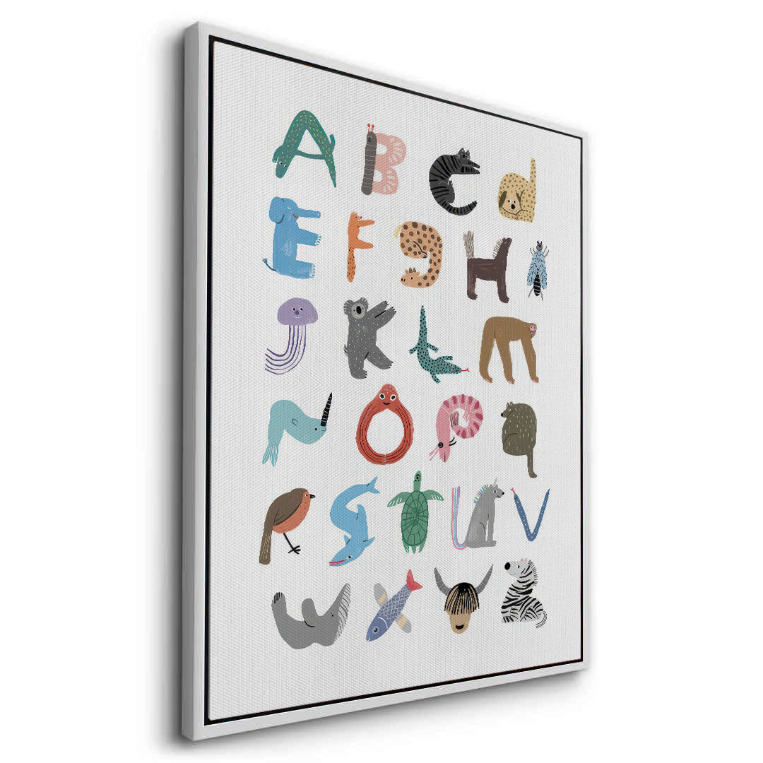 2Animal Alphabet - Canvas