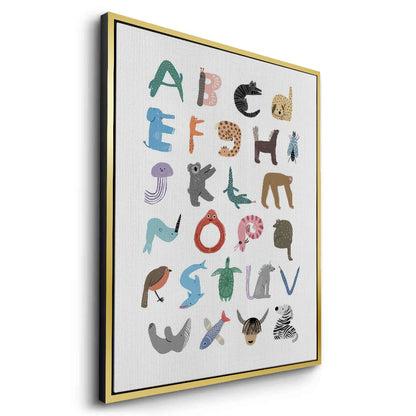 Animal Alphabet - Canvas