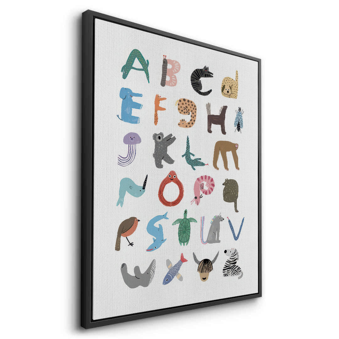 2Animal Alphabet - Canvas