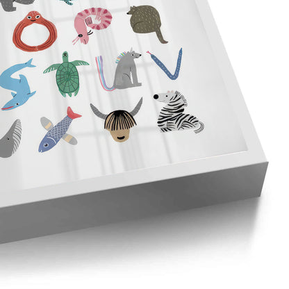 Animal Alphabet - Fine Art