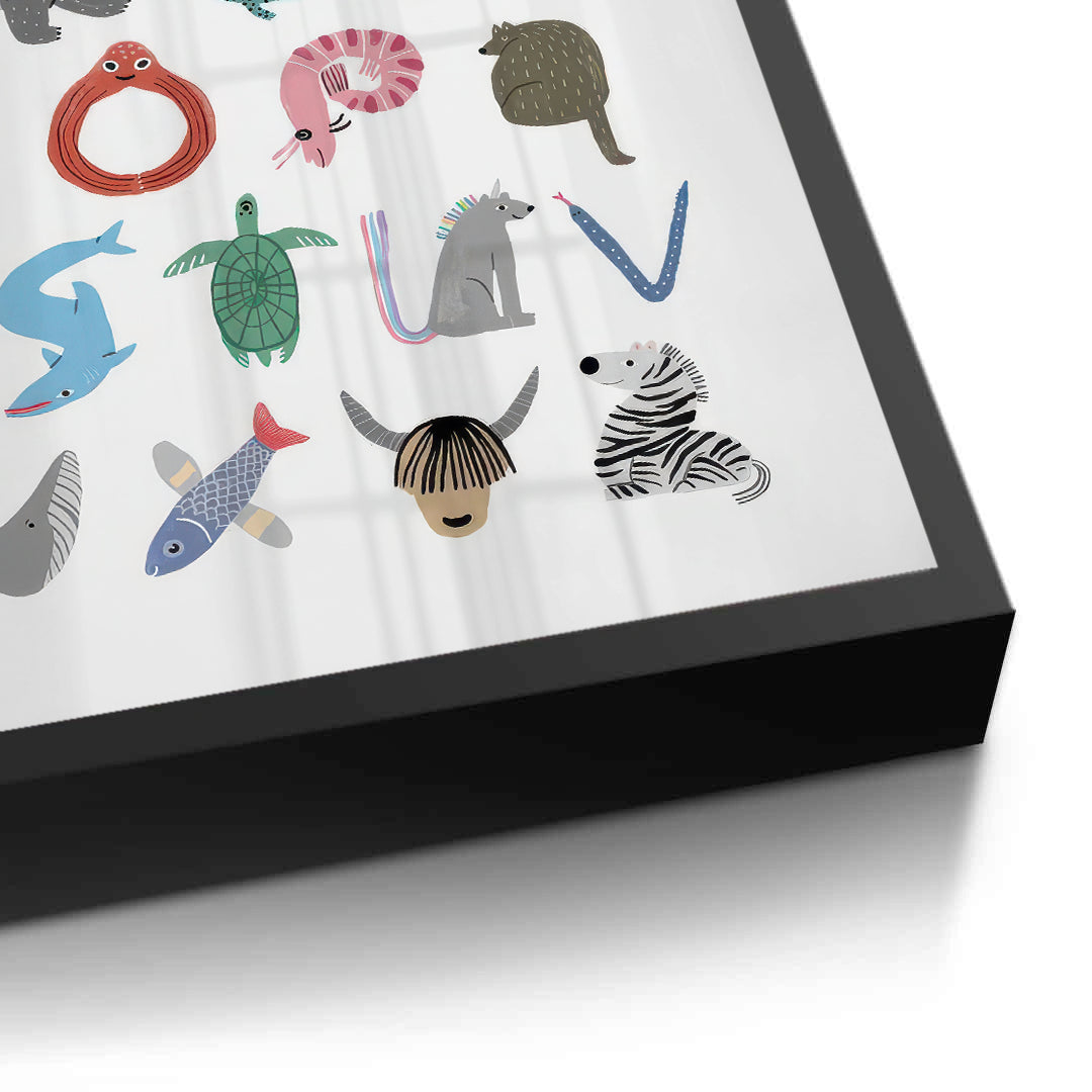 2Animal Alphabet - Fine Art