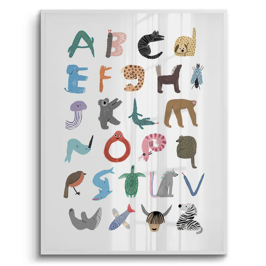 2Animal Alphabet - Fine Art
