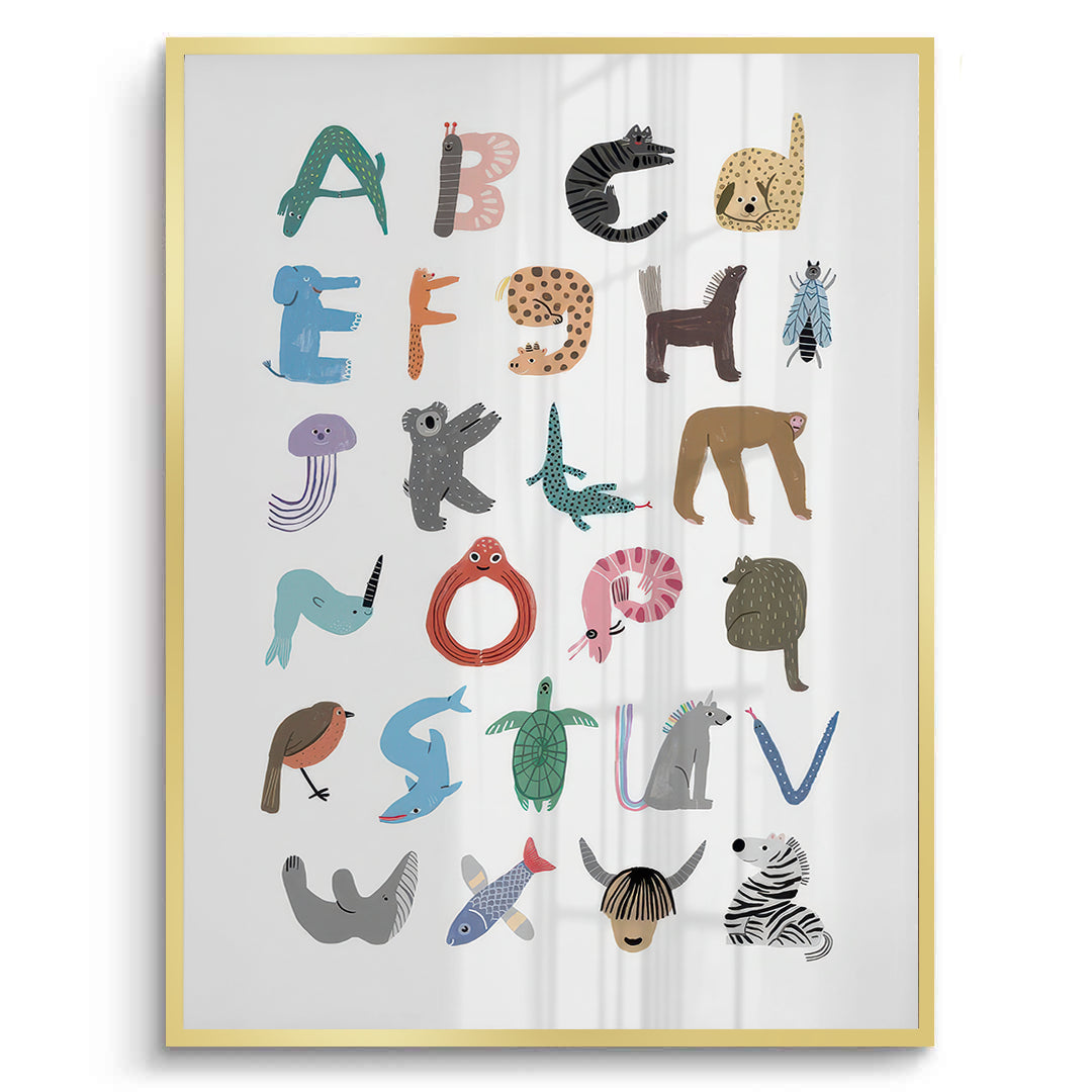 2Animal Alphabet - Fine Art