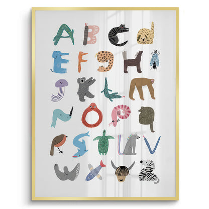Animal Alphabet - Fine Art