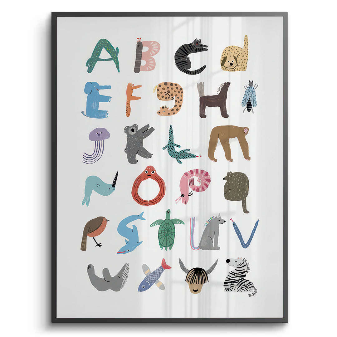 2Animal Alphabet - Fine Art