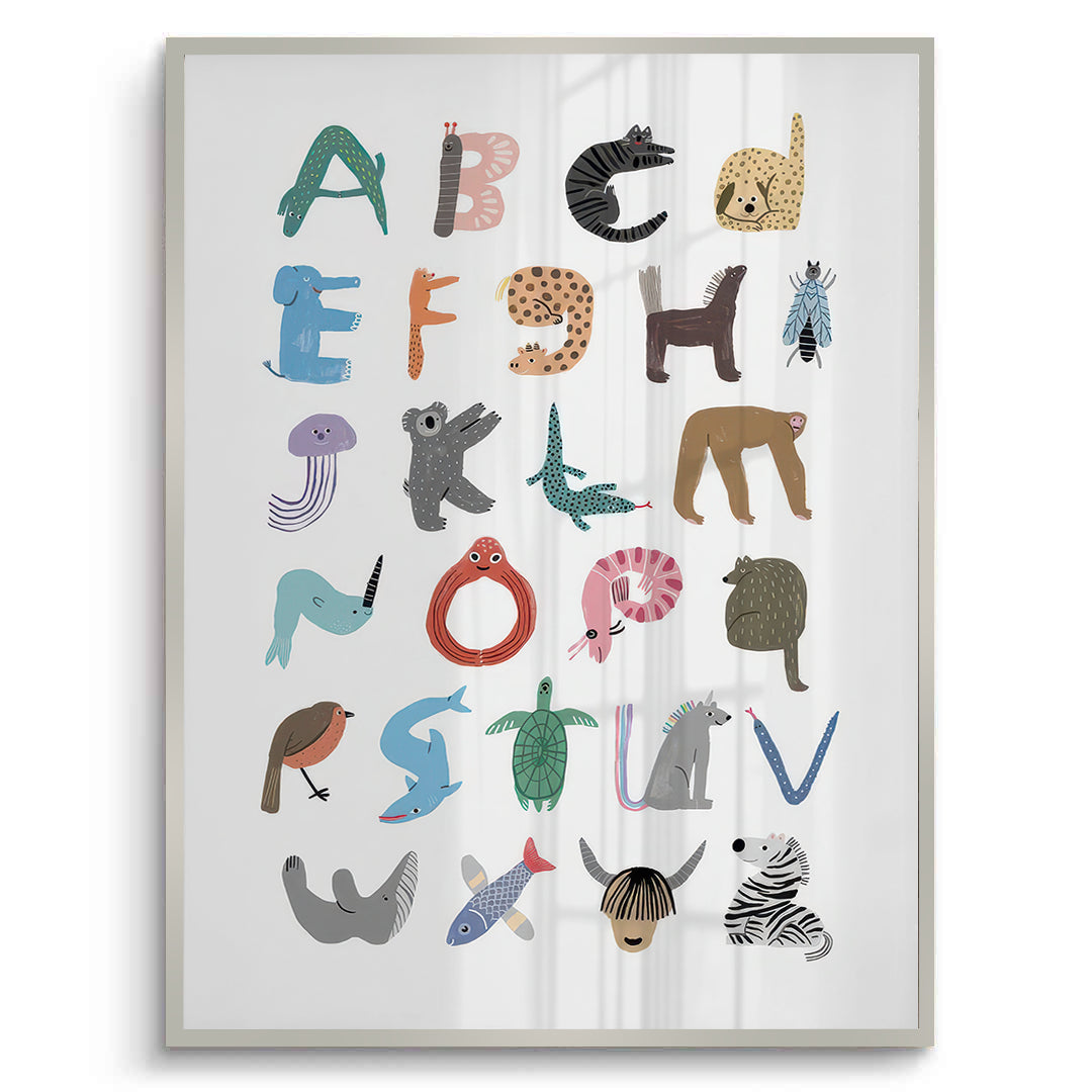 2Animal Alphabet - Fine Art