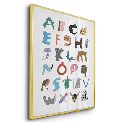Animal Alphabet - Fine Art