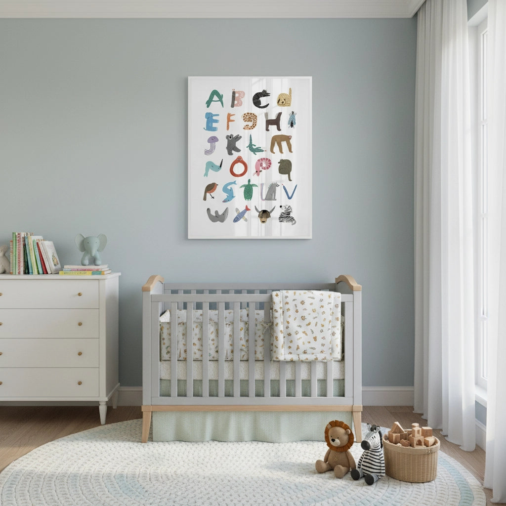 Animal Alphabet - Fine Art - Jasmineart.ae
