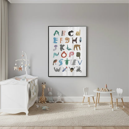 Animal Alphabet - Fine Art