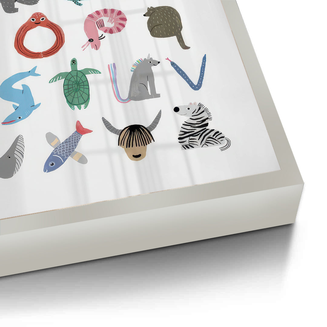 2Animal Alphabet - Fine Art