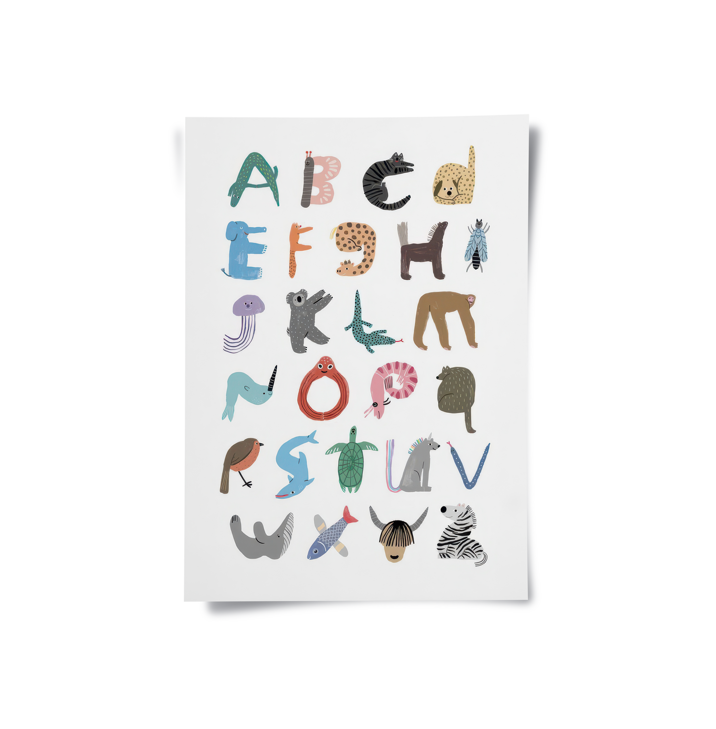 2Animal Alphabet - Poster