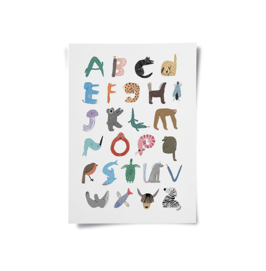 Animal Alphabet - Poster