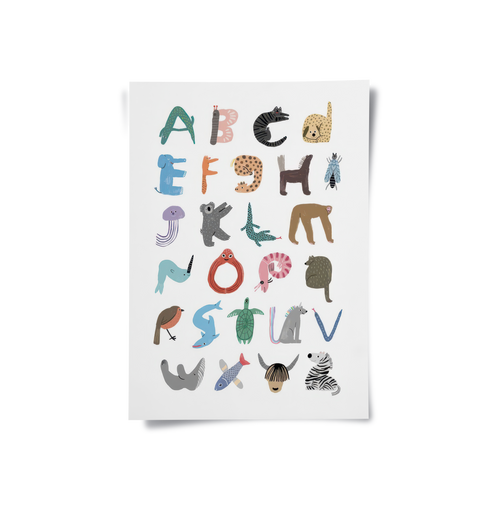 Animal Alphabet - Poster