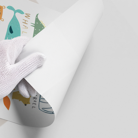 Animal Alphabet kids room - Poster