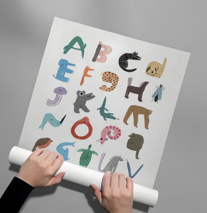Animal Alphabet - Poster
