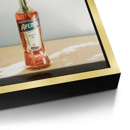 Aperol Bottle Flower Vase - Canvas