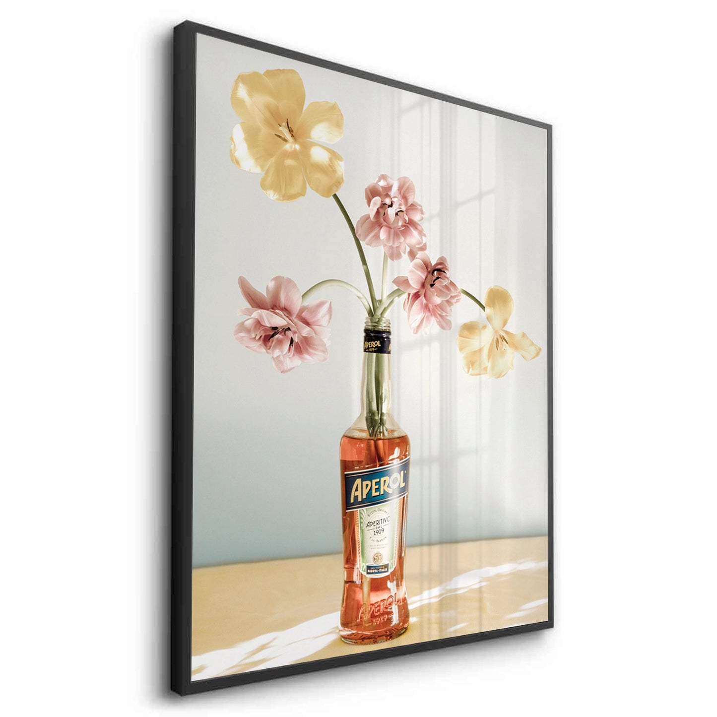 2Aperol Bottle Flower Vase - Fine Art