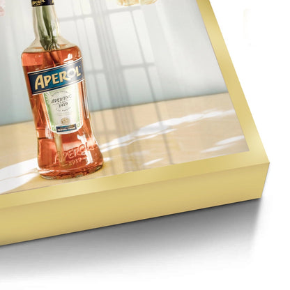 Aperol Bottle Flower Vase - Fine Art