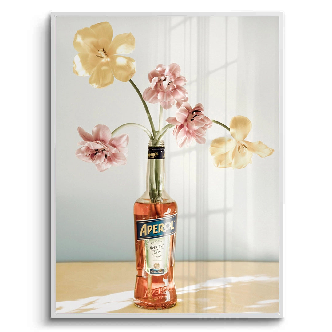 2Aperol Bottle Flower Vase - Fine Art