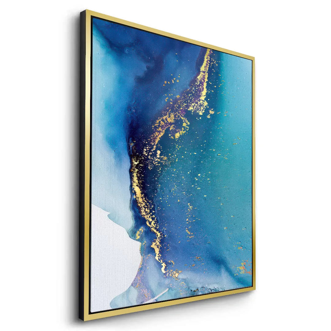 Aqua Aura - Canvas - Jasmineart.ae
